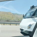 Tesla Semi spotted using a sensor array