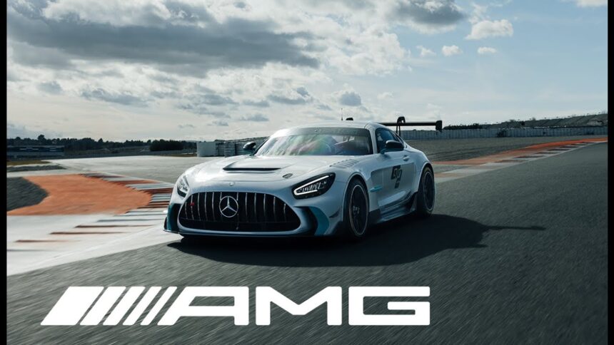 The New Mercedes-AMG GT2 on a Test Day in Valencia