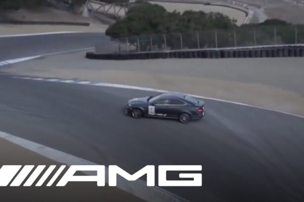 C 63 AMG Coupé Full Drift - Corkscrew at Laguna Seca