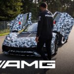 Lewis Hamilton meets the Mercedes-AMG Project ONE Development Car