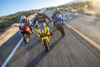 Suzuki GSX-8R vs. Triumph Daytona 660 vs. Yamaha YZF-R7 Photo Gallery