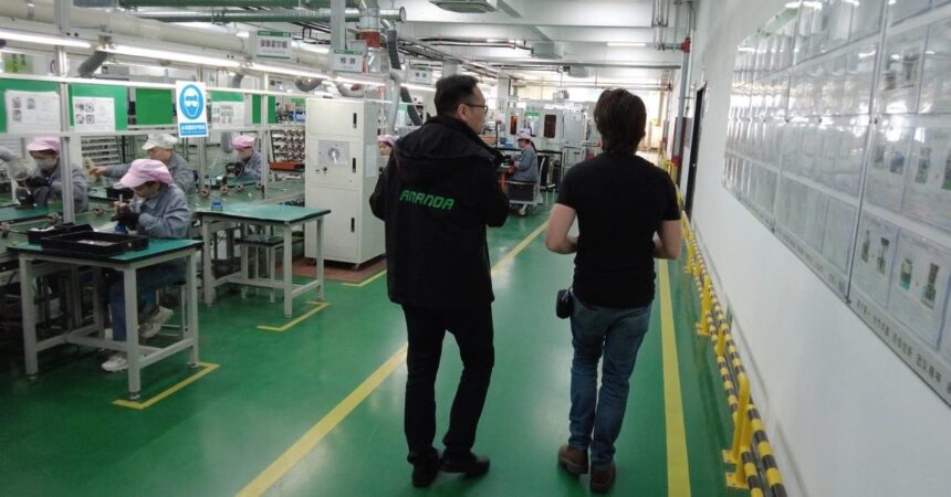 I got a rare look behind the scenes at Ananda’s e-bike systems factory in China