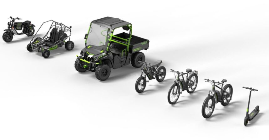 Greenworks unveils new e-bikes, go-karts, and e-UTV that run on power tool batteries