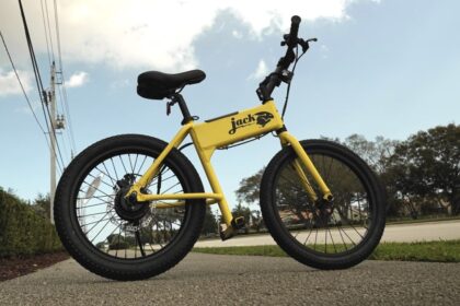 This is the funky electric bike that got Himiway sued for copying its design