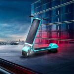 This slick-looking solar-powered electric scooter never needs to be recharged