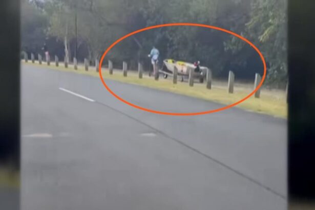 Who needs a truck? Man tows boat with a tiny electric scooter!