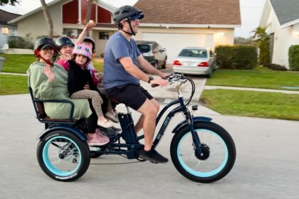 SixThreeZero Electric Rickshaw review: This fun e-bike can carry an entire family!