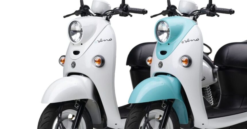 Yamaha updates its adorable little e-Vino electric scooter, boosting its tiny range