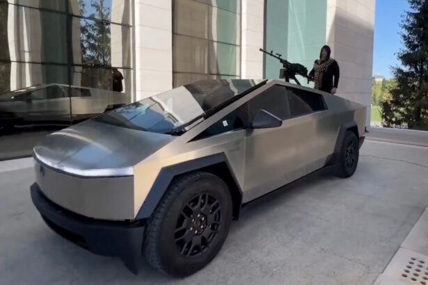 Tesla Cybertruck might enter Russia-Ukraine war after Chechen leader puts machine gun on one