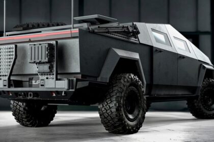 Tesla Cybertruck gets modded into an electric tank for military