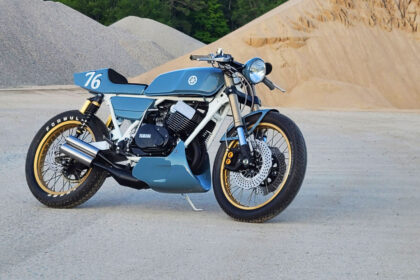 Coti Sanders Yamaha RD400 cafe racer