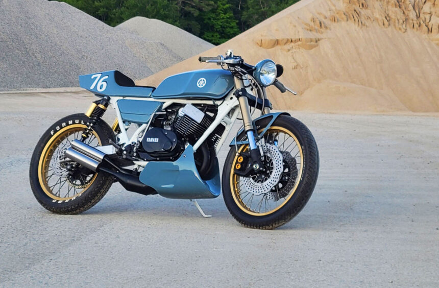 Coti Sanders Yamaha RD400 cafe racer