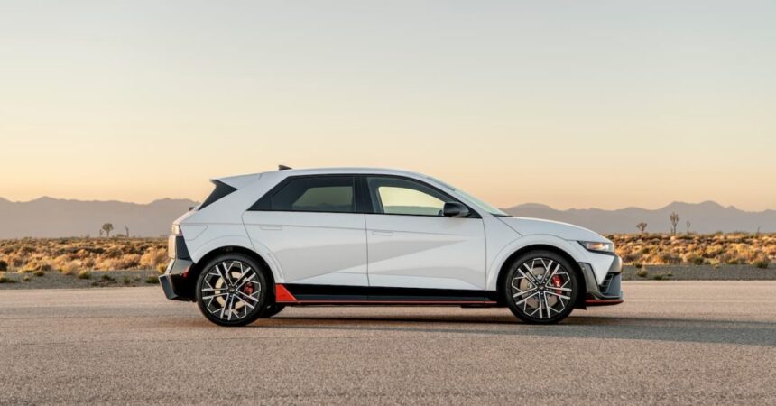 Hyundai will give you a free N-themed ChargePoint EV charger if you buy the new IONIQ 5 N