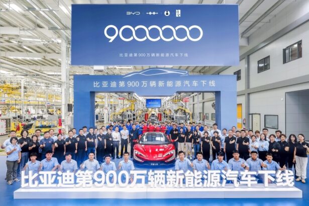 BYD's 9 millionth car is a Yangwang U9 electric supercar