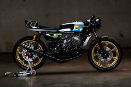 Armen Yamaha RD400 cafe racer