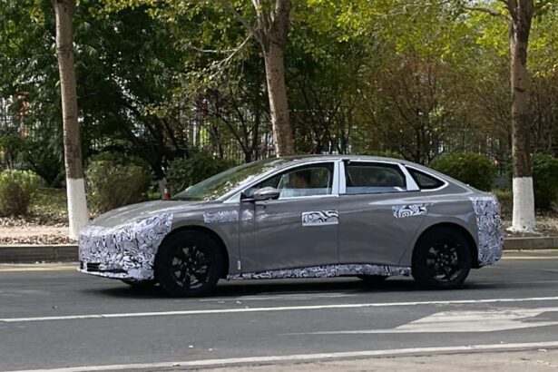 Hongqi EH5 electric sedan spied testing ahead of 2025 launch