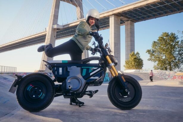 BMW begins production of its lowest-cost electric motorcycle yet