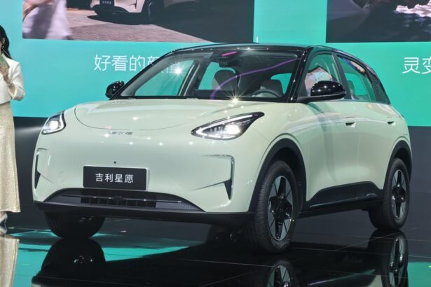 geely geome xingyuan n side green electric car china