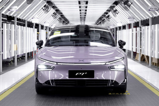 Production of Xpeng P7+ has begun and deliveries beginning to stores