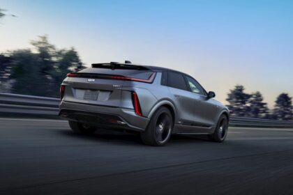 Here’s our first look at the Cadillac Lyriq-V electric SUV, arriving early 2025