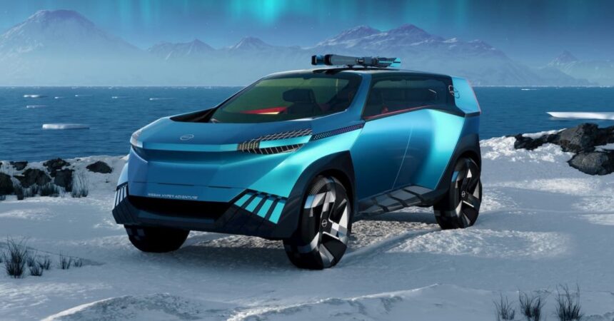 Nissan’s Hyper Adventure sports EV concept can power your campsite