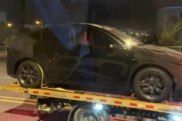 New Tesla Model Y vehicles with design refresh spotted in China