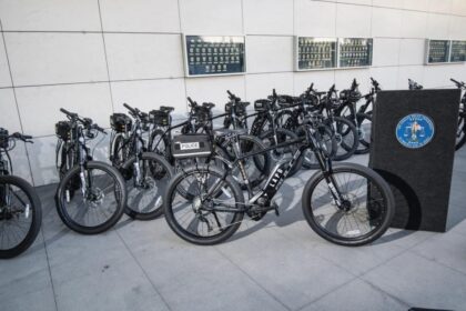 More cops on electric bicycles are pulling cars over in traffic stops