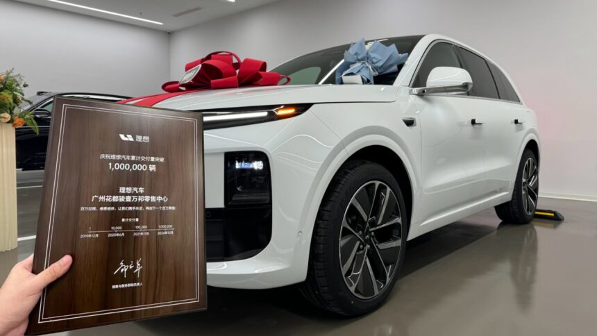 li auto 1 millionth car delivery ceremony scheduled for october