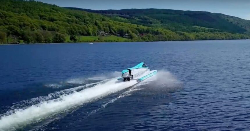 Jaguar breaks electric speed records in a battery-powered boat with Formula E tech