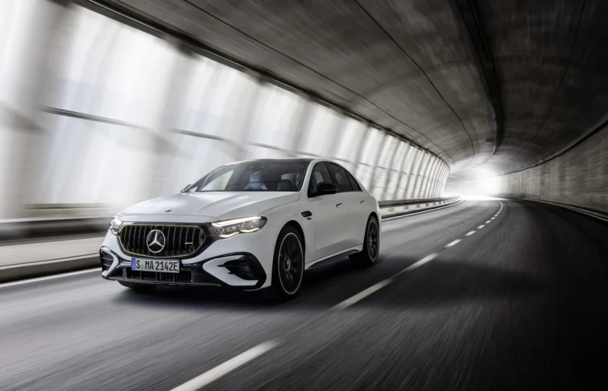 2025 Mercedes AMG E 53 Hybrid costs $89,150 with 42 miles of electric range