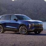 Meet the new Cadillac Vistiq, a luxury three-row electric SUV with over 300 miles range