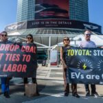 Public Citizen calling for Toyota to improve its EV strategy outside the LA Auto Show