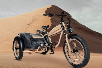 This vintage-themed electric bike and sidecar screams old-school style