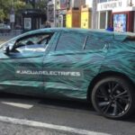 Jaguar’s first upcoming all-electric car spotted testing with new sensors