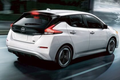 Nissan LEAF somehow still exists in 2024 with CHAdeMO, 8-track player optional