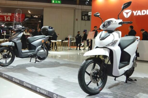 World’s largest EV maker Yadea shows off new e-motos, e-scooters at EICMA