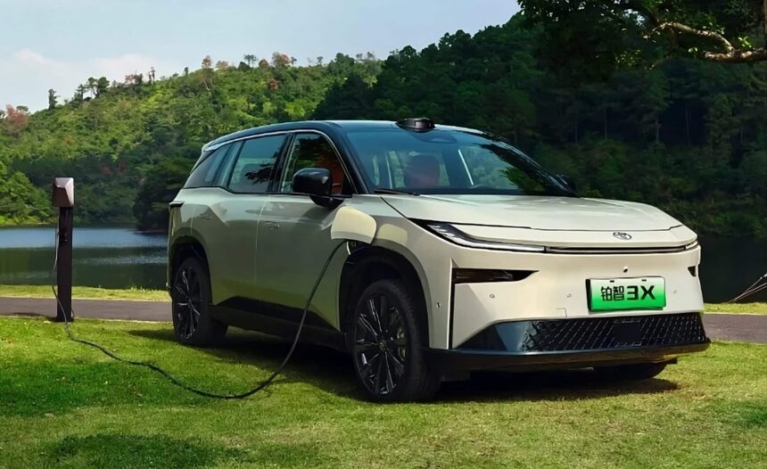 GAC-Toyota bZ3X electric SUV opens pre-sales in China starting at 13,800 USD