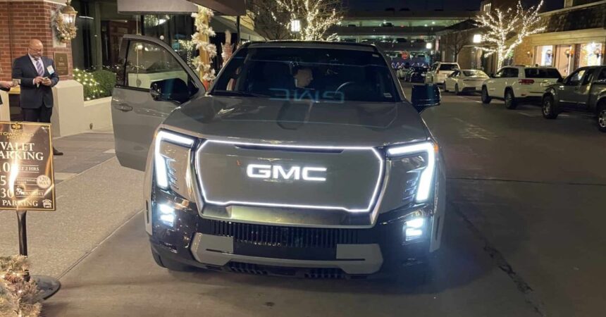 GM exec shares new images of the first GMC Sierra EV Denali spotted in the wild