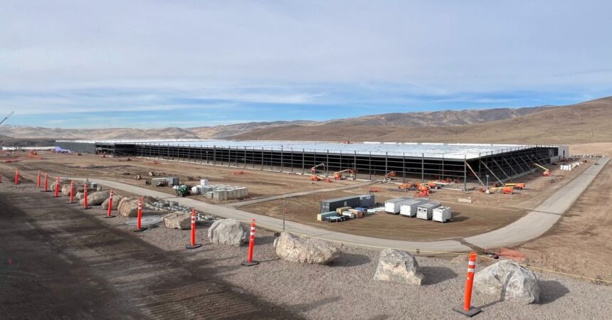 Tesla Semi factory gets its main structure, on track for production in 2025