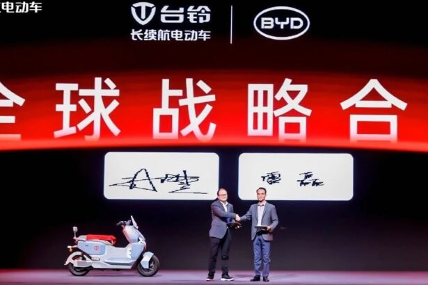 BYD to develop electric motorcycle batteries with Chinese two-wheeler giant