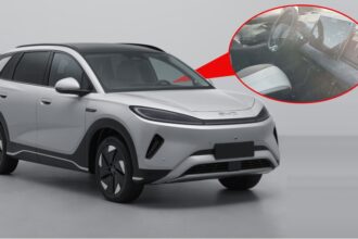 BYD Sealion 05 EV interior exposed in China in spy shots