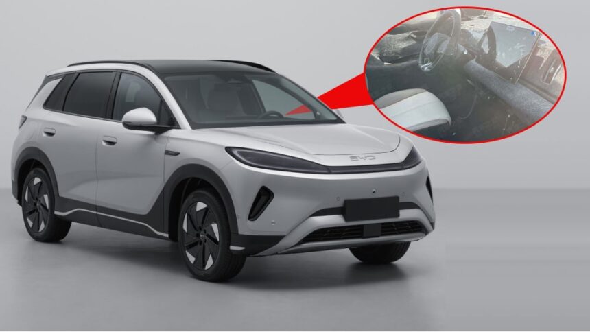 BYD Sealion 05 EV interior exposed in China in spy shots