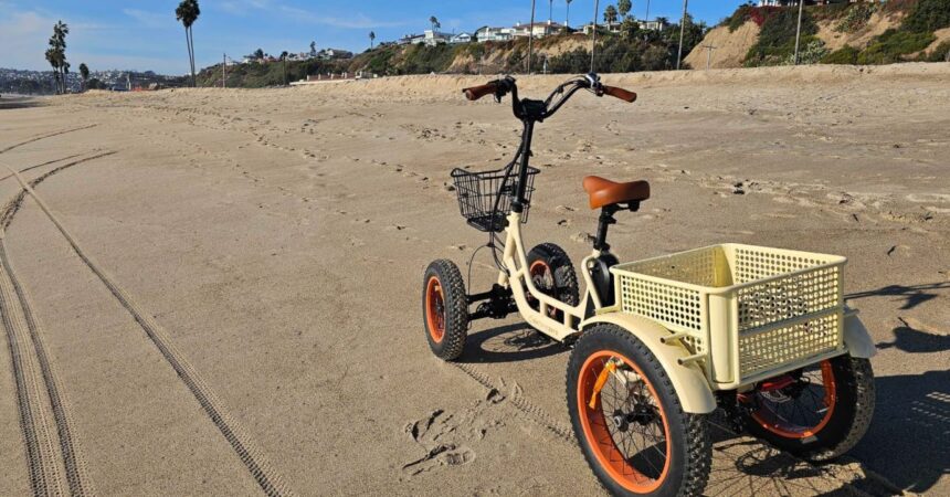 Check out this awesome looking new four-wheeled electric bike