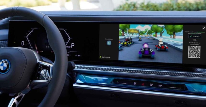 BMW partners with AirConsole to deliver casual video games to its EV displays next year