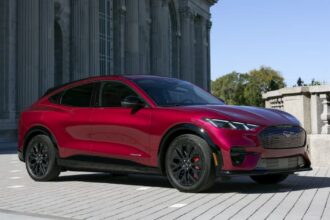 Ford’s electric Mach-E outsold the gas-powered Mustang for the first time in 2024