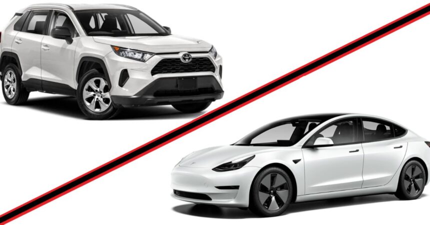 EV sales still rising at 22.3% in CA, Tesla cedes overall sales lead back to Toyota