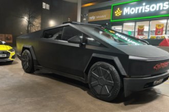 Tesla Cybertruck seized UK