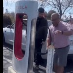 Tesla Supercharger fight