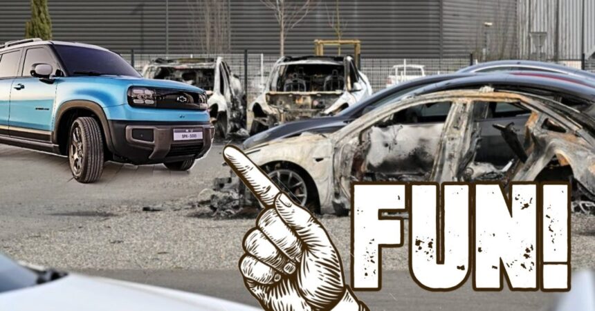 Elon protests turn violent as arsonists set fire to Tesla cars, Plus: 2026 Chevy Spark