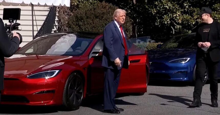 Trump’s Tesla commercial hasn’t helped inventory or new orders